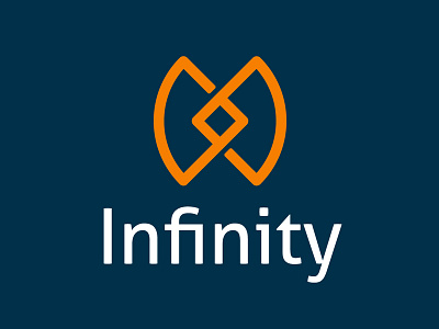 Infinity logo template vector eps file