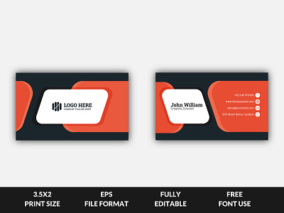 Creative and Corporate business card