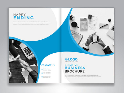 Corporate Bi-Fold Brochure brochure design business design