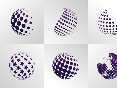 Halftone 3D Logo