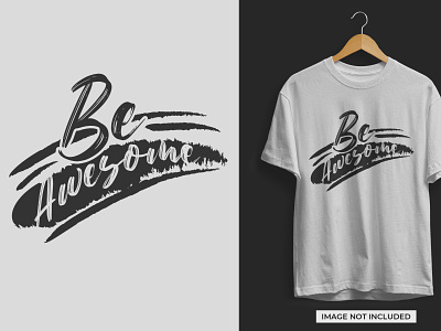 Motivational Typographic T-shirt Design