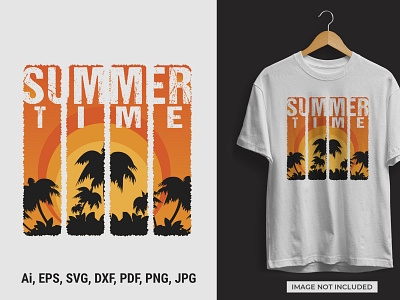 Summer Time T-shirt Design