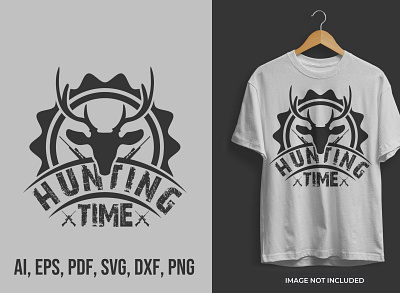 Hunting T-shirt Design deer deer hunting design hunting hunting time motivational tshirt t shirt tshirt
