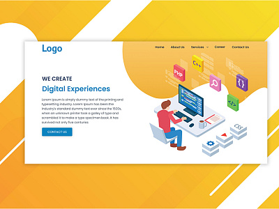 StartUp Landing page