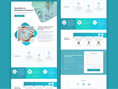 dental Clinic Landing page