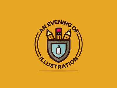 Illustration Club badge illustration illustrator logo vector