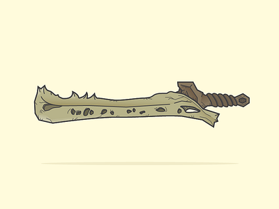 Destiny Weapon 01 crota destiny flat illustration sword vector