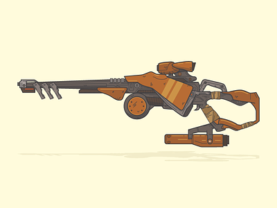 Destiny Weapon 09 destiny flat gun illustration queenbreakers bow vector video games weapon