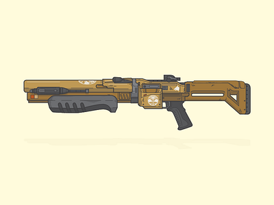 Destiny Weapon 10 destiny felwinters lie flat illustration illustrator vector weapon