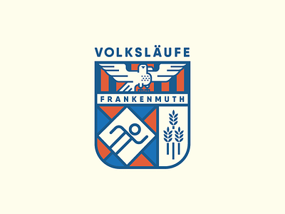 Volkslaufe 5k badge crest modern badge modern crest seal vector volkslaufe