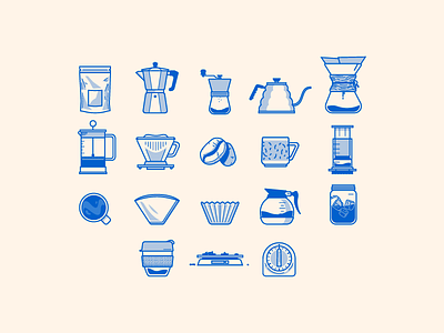 Coffee Icons coffee icons vector