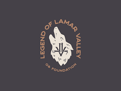 Lamar Valley WIP 2 06 branding illustration lamar valley logo vector wip wolf