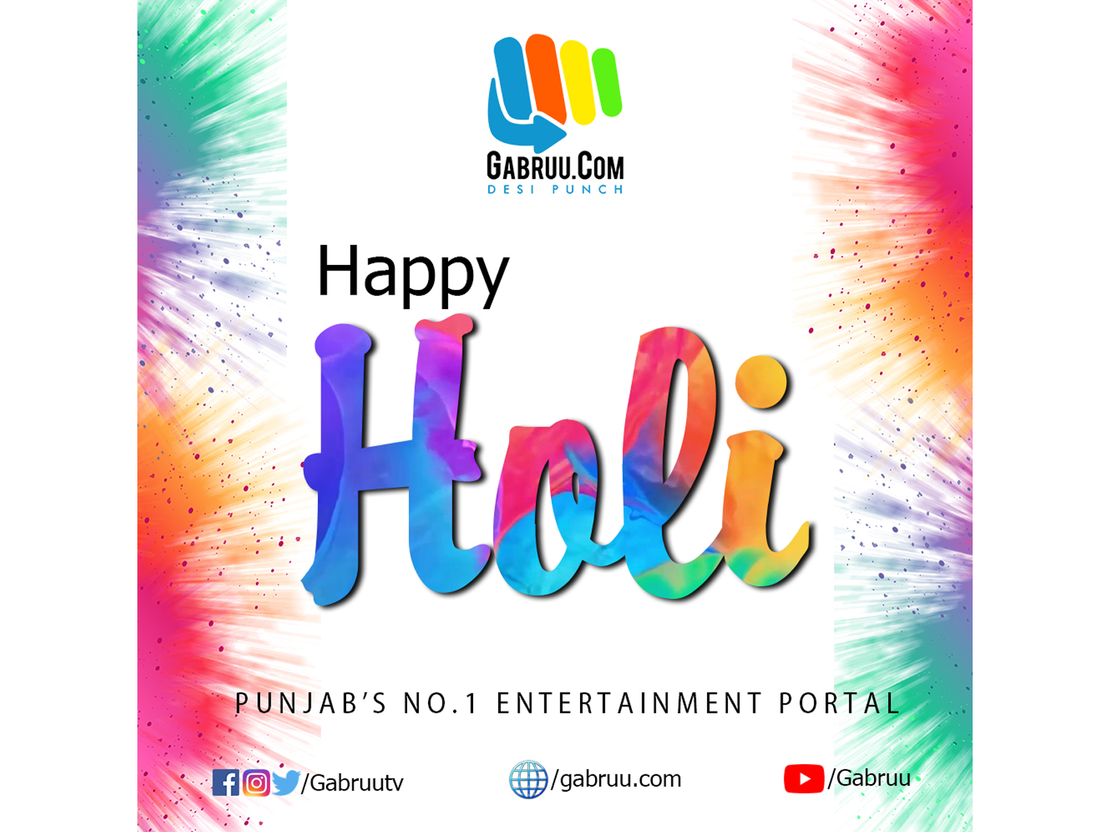 Festival Greeting - Holi By Gurshi Cheema On Dribbble