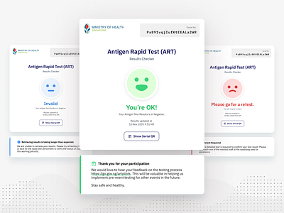 Antigen Rapid Test UI