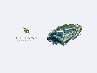 Thilawa Garden City - Logo Development brand identity branding design garden city industrial zone logo luxury logo myanmar yangon