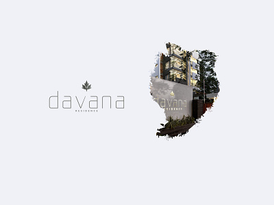 Davana Residence - Logo Development apartment architecture brand identity branding condominium design illustration interior logo luxury logo myanmar residence