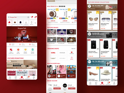 Shopee Mall Homepage Case Study app casestudy mobile redesign ui ux