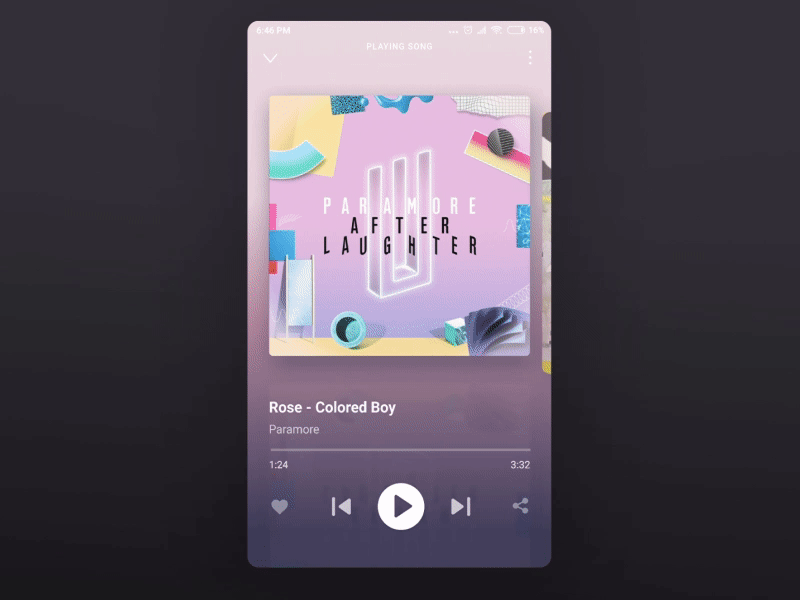 Music Player Interaction