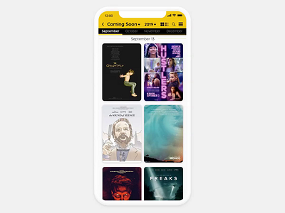 IMDb Redesign - iOS movies app animation app imdb ios movies redesign sketch star wars ui ui app ui ux ux