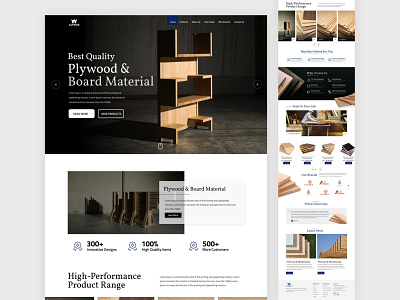 AULTWUD- Plywood Material Company design ui ui design uiux web design website