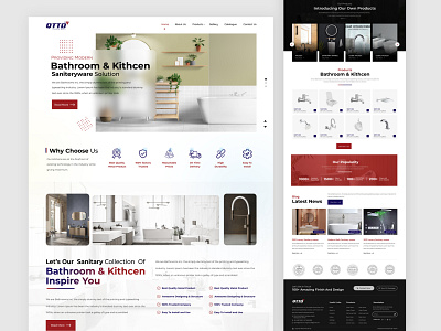 Sanitary Ware Company Landing Page