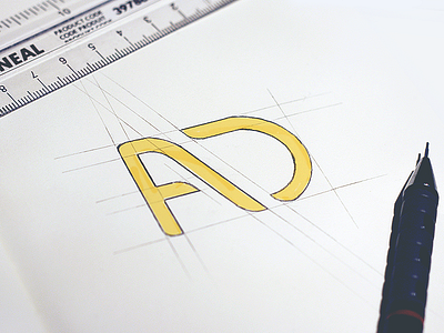 AlphaDraft logo sketch brand branding drawing esport games icon identity lettering logo sports type typography