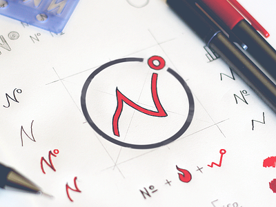 NumberFire logo sketch