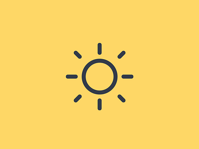 Sun clear forecast heat hot icon iconography logo sun sunny symbol warm weather