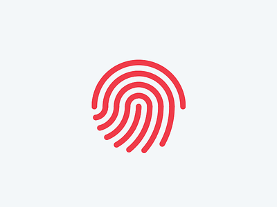 Touch finger hand icon iconography id identify identity print scan security touch unlock