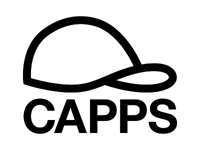 Capps Logo baseball cap clean hat heavy stroke logo minimal