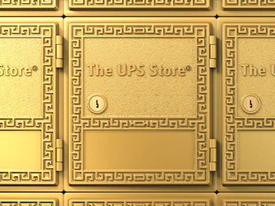 The UPS Store Mailbox after effects animation c4d motion graphics