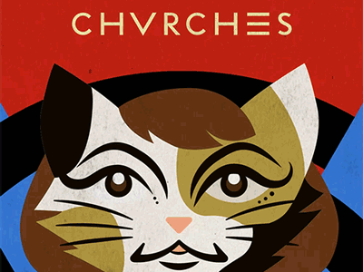 Feline CHVRCHES animation cats chvrches cook doherty felines iain illustration lauren martin mayberry music