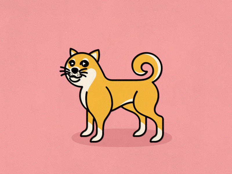 With or without words? amaze canine dog doge illustration japanese meme pet shiba inu shibe wow