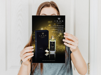 ISAK Perfume Poster branding