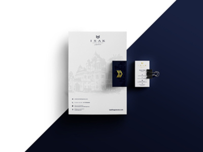 ISAK letterhead bcard branding