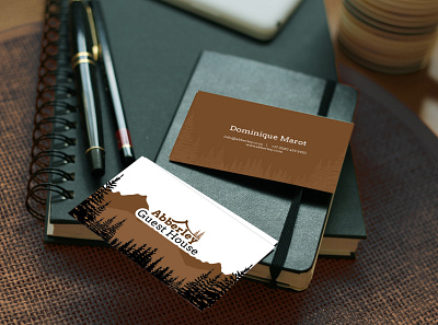 Abberley Logo Business Card branding business card logo