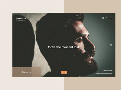 Website for photographer