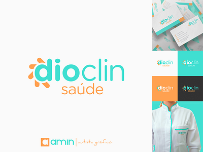 Logo | DIOCLIN SAÚDE amin brand brand design branding clinical clinics design logo logodesign logotype medical