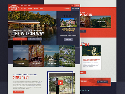 Wilson Website Redesign css front end html responsive ui ui design web web design