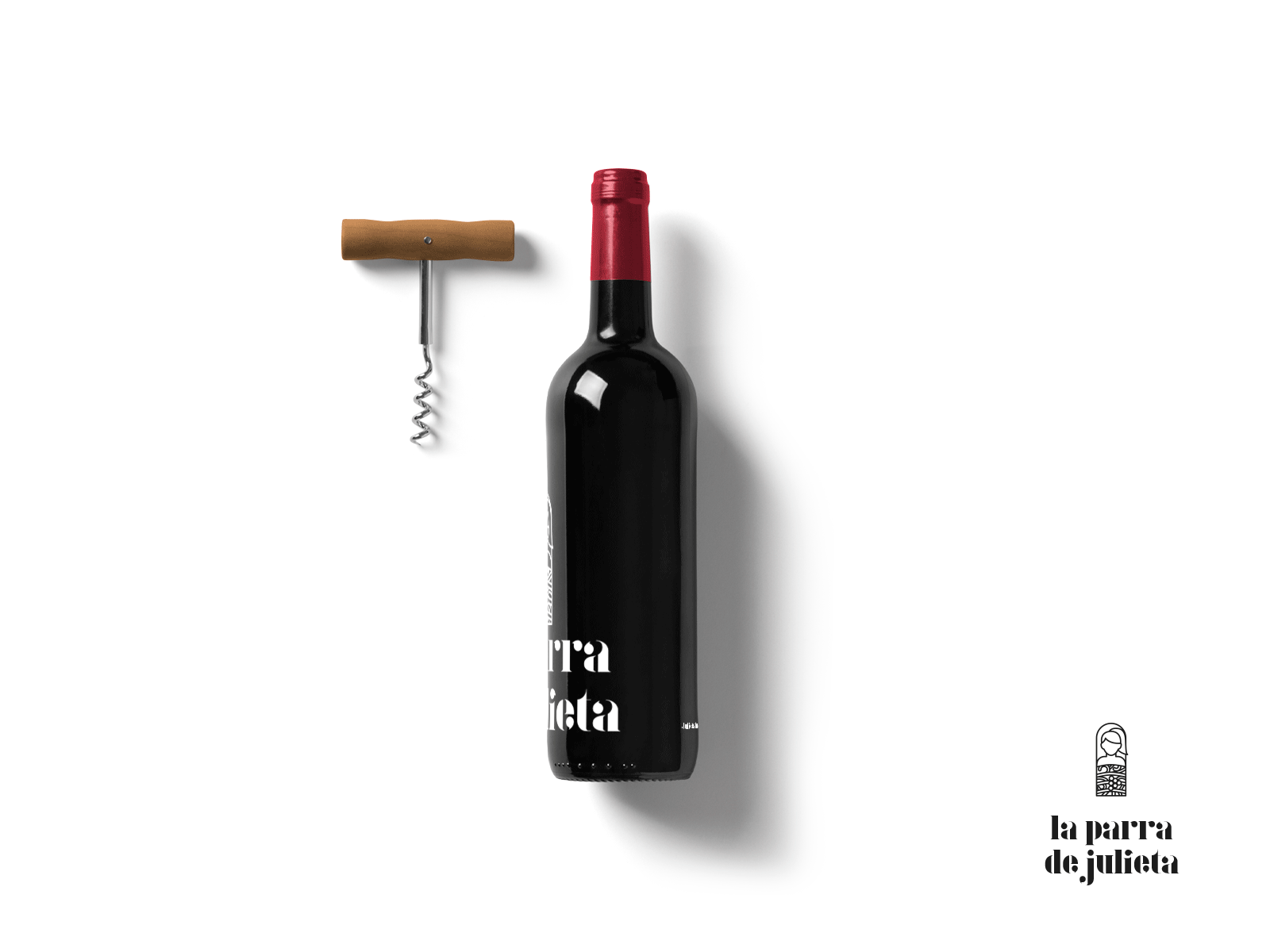 La parra de Julieta bottle brand brand identity branding branding design design drink logo wine
