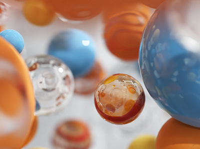 ORO 10 Years 3d 3dart abstract art balls blender design houdini illustration