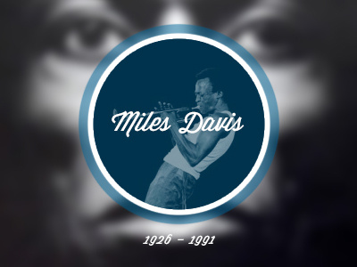 Miles Davis blue debut jazz memorial miles davis