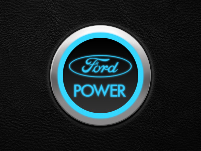 Ford Power button car focus ford glow ignition leather power start startstop stop