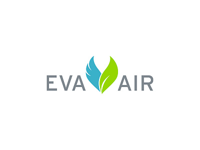 EVA AIR Logo airline branding graphic design icon identity logo taiwan travel