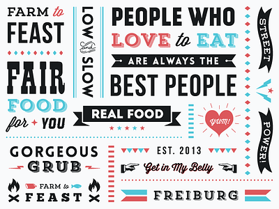 StrEat Kitchen Food Truck eat food food truck freiburg germany pattern typography