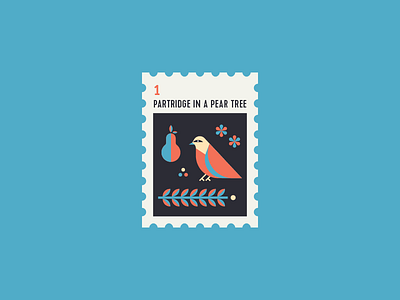 12 Days of Christmas Stamp #1