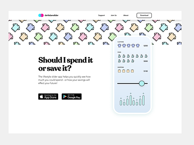 Spenderino Apperoni Daily Thing Yes design icons typography web