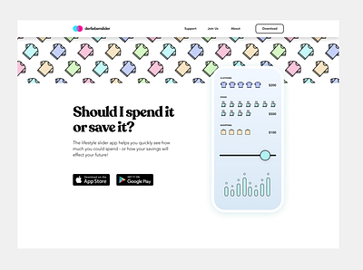 Spenderino Apperoni Daily Thing Yes design icons typography web