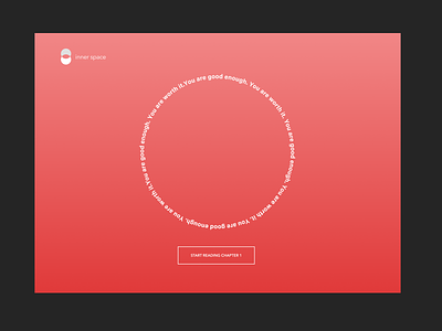 You are good enough. You are worth it. color design typography ui ux web website