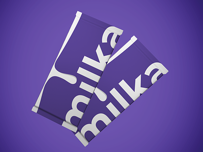 MIlka redesign package logo logo logos logo design milka package packagedesign typography